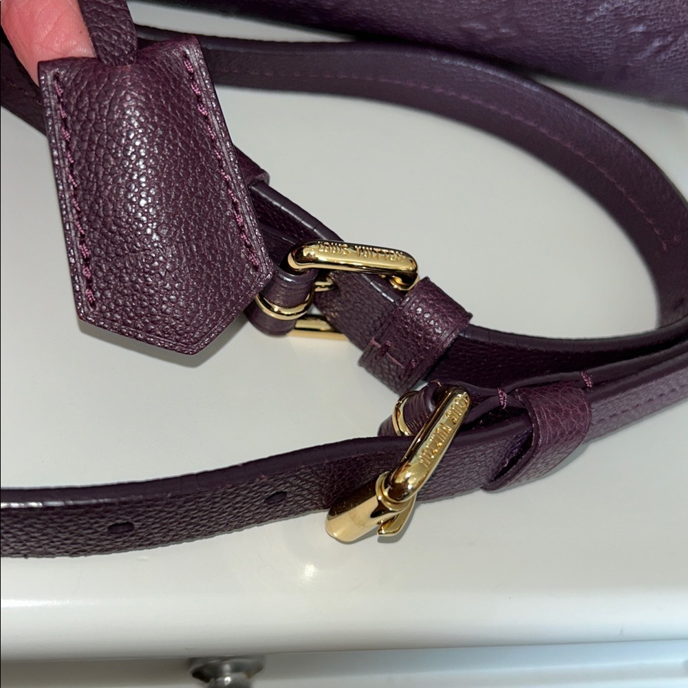 Louis Vuitton empreinte 25 bandouliere speedy crossbody strap, lock & keys - Picture 3 of 16